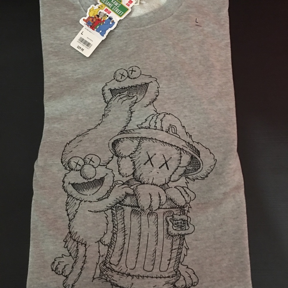 Kaws x Uniqlo Sesame Street Sweater